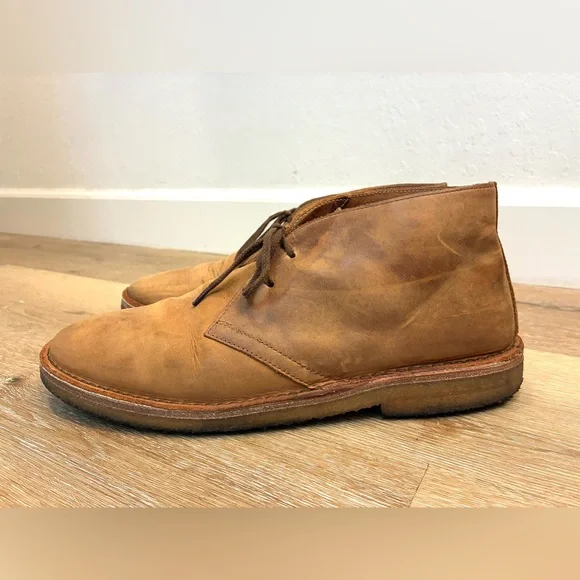 ASTORFLEX GREENFLEX CHUKKA BOOTS DARKCHESTNUT NUBUCK BROWN SHOES SIZE 11 ITALY
